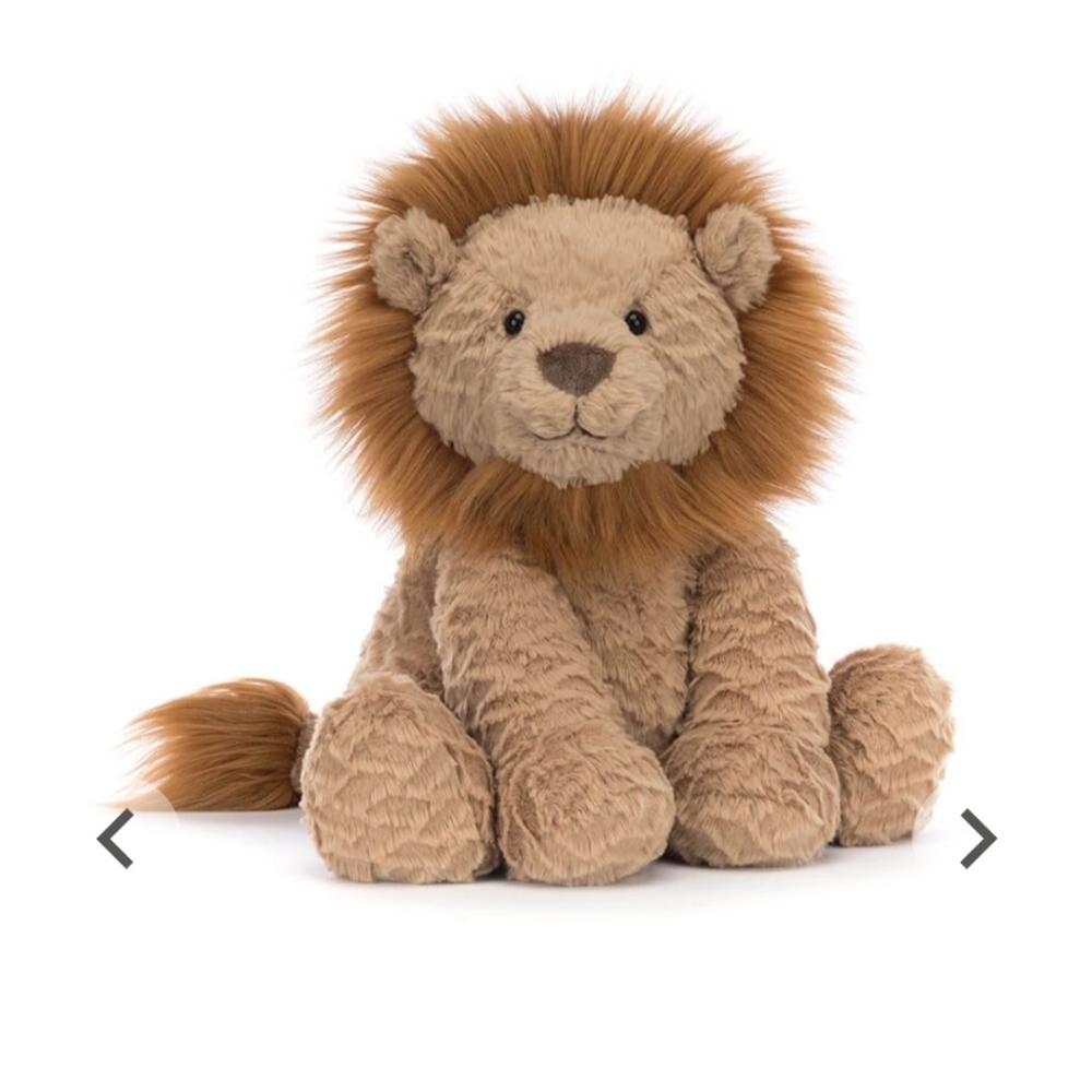 Fuddle Wuddle Jellycat Plush Lion - Tan Brown Soft Cuddly Plush